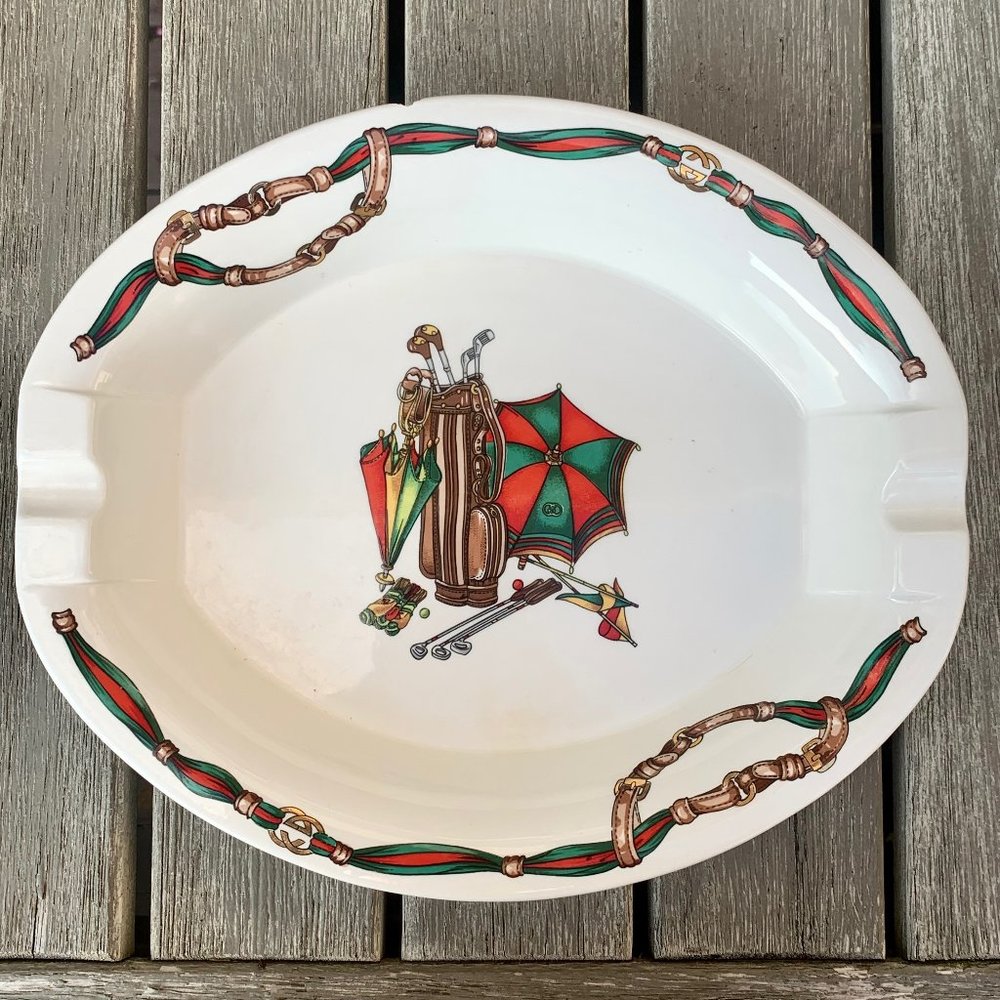 Gucci Rare Vintage Golf Ashtray